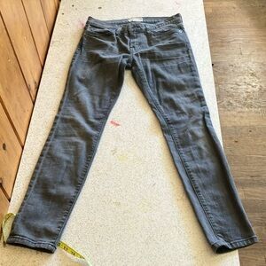 Current/Elliott Charcoal Skinny Jeans